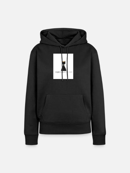 Gato Rey und seine Hypothek - Frauen Premium Bio Hoodie - Schwarz