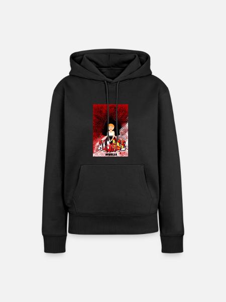 Elsässische Rebellen im Elsass - Frauen Premium Bio Hoodie - Schwarz