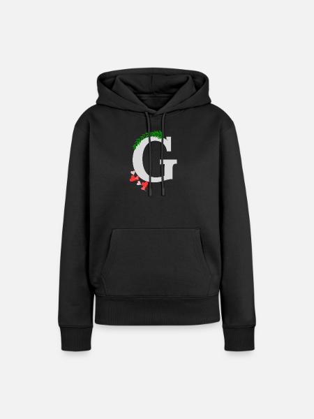 G - Frauen Premium Bio Hoodie - Schwarz