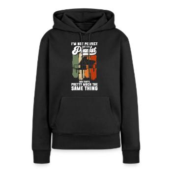 Musiker Komponist Klassische Musik - Frauen Premium Bio Hoodie - Schwarz - Vorne - Julia (174cm)