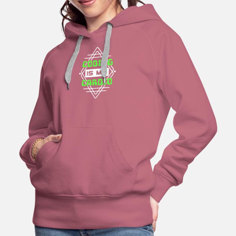 Developer Statement Code Skripting Webentwickler Frauen Premium Bio Hoodie