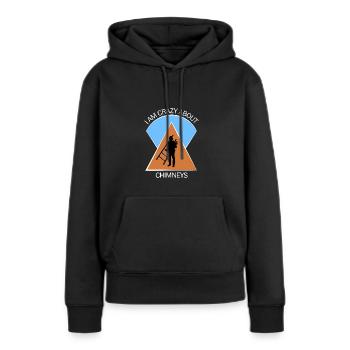 Ramoneur ramoneur - Sweat à capuche Premium bio Femme - noir - Devant - Julia (174cm)