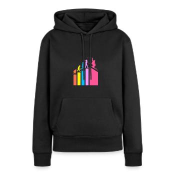 Ski Ski Holiday - Women’s Premium Organic Hoodie - black - Front - Julia (174cm)