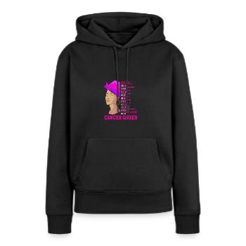 Sternzeichen Krebs - Frauen Premium Bio Hoodie - Schwarz - Vorne - Julia (174cm)