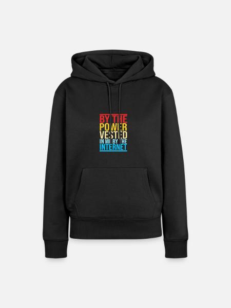 Pfarrer - Frauen Premium Bio Hoodie - Schwarz