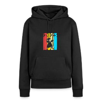 Class of 2025 - Women’s Premium Organic Hoodie - black - Front - Julia (174cm)
