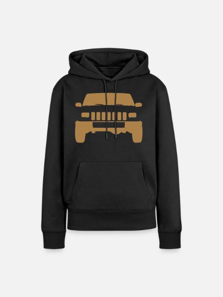 XJ 1.1 - Frauen Premium Bio Hoodie - Schwarz