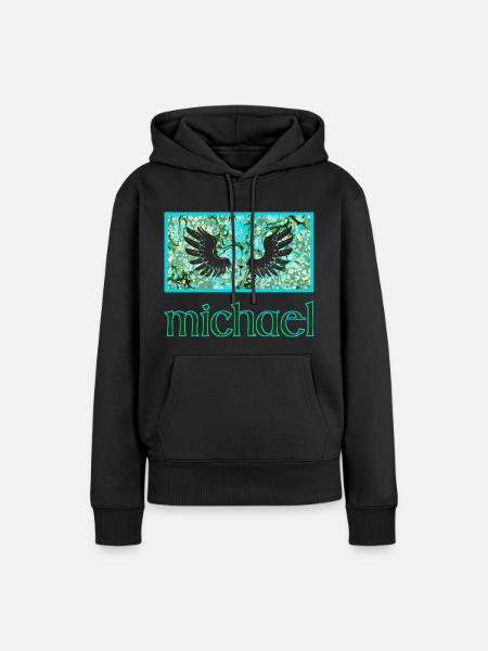 michael e 248 - Frauen Premium Bio Hoodie - Schwarz