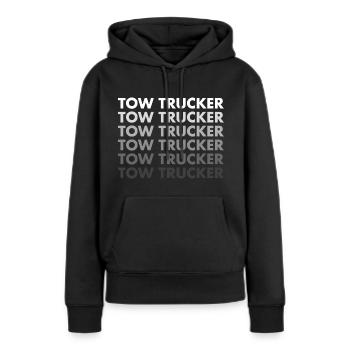 Tow Trucker Tow Truck Operator - Frauen Premium Bio Hoodie - Schwarz - Vorne - Julia (174cm)
