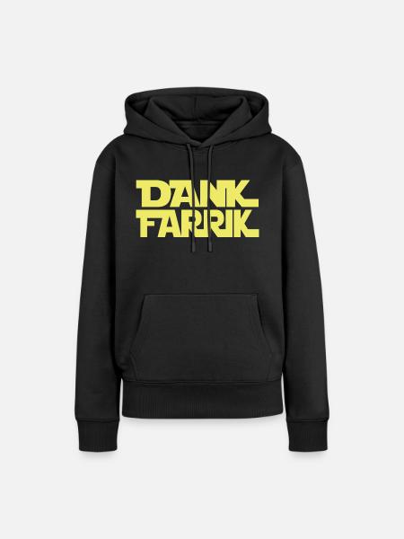 Dank Farrik - Frauen Premium Bio Hoodie - Schwarz