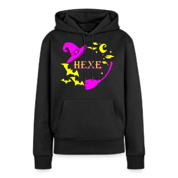 Hexe Halloween Walpurgisnacht - Frauen Premium Bio Hoodie - Schwarz - Vorne - Julia (174cm)