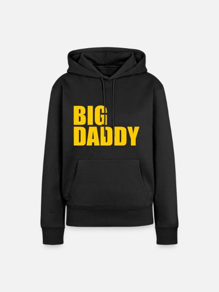 BIG DADDY - Frauen Premium Bio Hoodie - Schwarz
