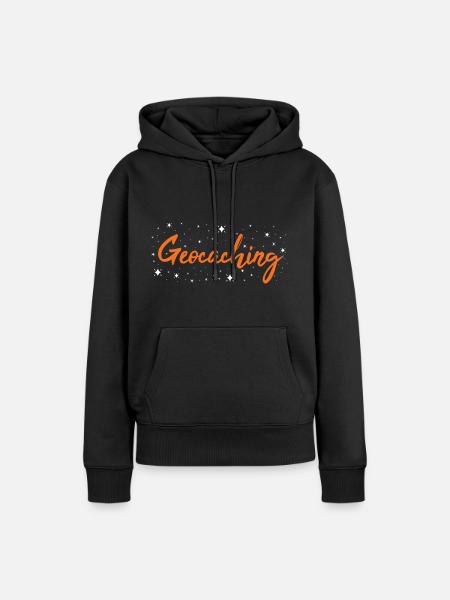 Geocacher Geocaching - Frauen Premium Bio Hoodie - Schwarz