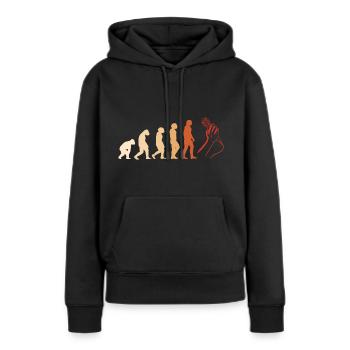 Comedian Evolution Stand Up Comedy - Frauen Premium Bio Hoodie - Schwarz - Vorne - Julia (174cm)