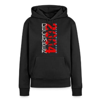18th birthday - Women’s Premium Organic Hoodie - black - Front - Julia (174cm)
