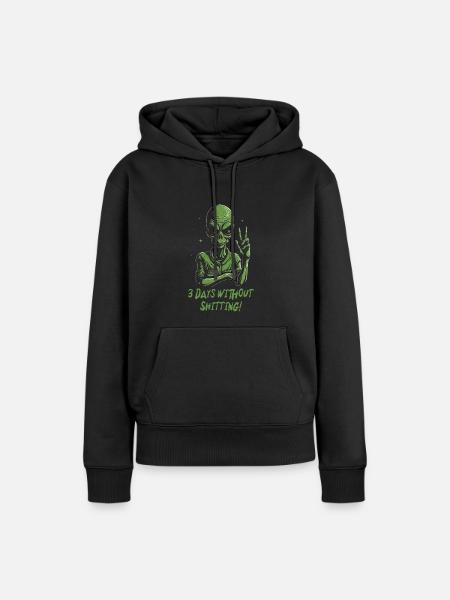 Festival - Frauen Premium Bio Hoodie - Schwarz