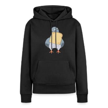 Pigeon Race Pigeon Pigeons - Sweat à capuche Premium bio Femme - noir - Devant - Julia (174cm)
