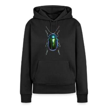 Shield Bug - Women’s Premium Organic Hoodie - black - Front - Julia (174cm)