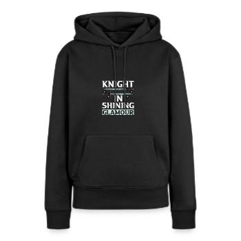 Knight In Shining Glamour Mittelalter Fest - Frauen Premium Bio Hoodie - Schwarz - Vorne - Julia (174cm)