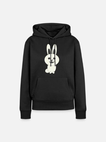 Fabelwesen -Tier - Frauen Premium Bio Hoodie - Schwarz