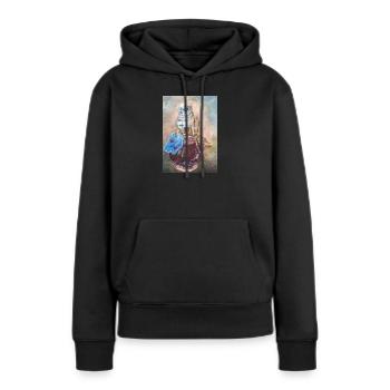 Zaubertrank - Frauen Premium Bio Hoodie - Schwarz - Vorne - Julia (174cm)