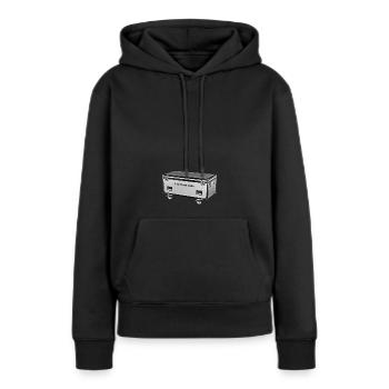 I rest My Case - Women’s Premium Organic Hoodie - black - Front - Julia (174cm)