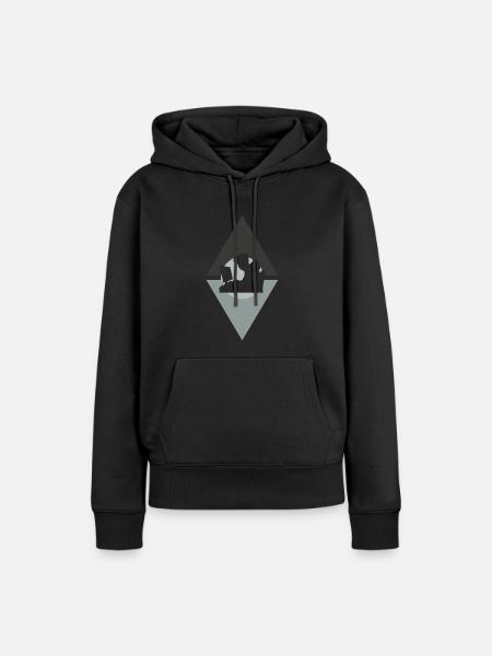 Hacker Cybersecurity Hacken - Frauen Premium Bio Hoodie - Schwarz