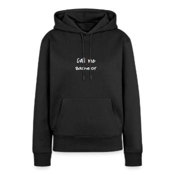 Baccalauréat 2025 Graduation Graduation - Sweat à capuche Premium bio Femme - noir - Devant - Julia (174cm)
