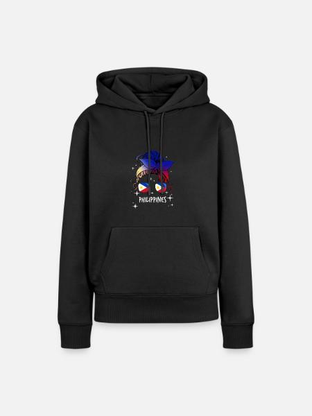 Philippinen - Frauen Premium Bio Hoodie - Schwarz