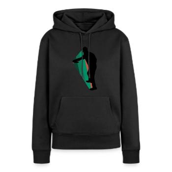 Disc Golf Disc Golf Disc - Women’s Premium Organic Hoodie - black - Front - Julia (174cm)
