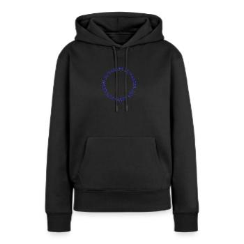 Abitur 2024 - Frauen Premium Bio Hoodie - Schwarz - Vorne - Julia (174cm)