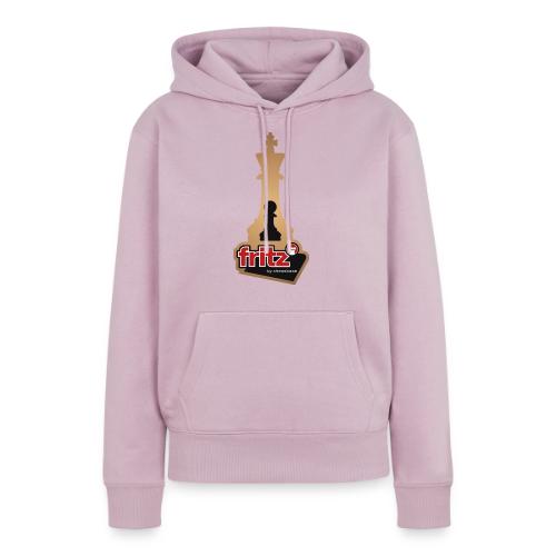 Fritz 19 Rey y Peón de ajedrez - Sudadera con capucha prémium ecológica para mujer