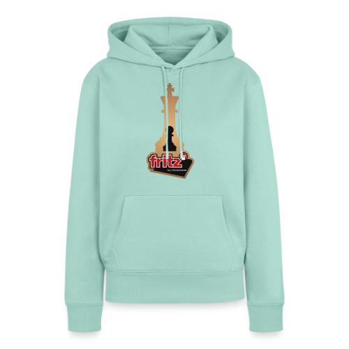 Fritz 19 Rey y Peón de ajedrez - Sudadera con capucha prémium ecológica para mujer