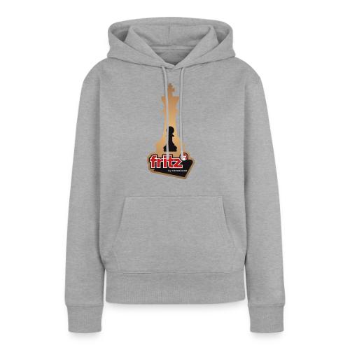 Fritz 19 Rey y Peón de ajedrez - Sudadera con capucha prémium ecológica para mujer