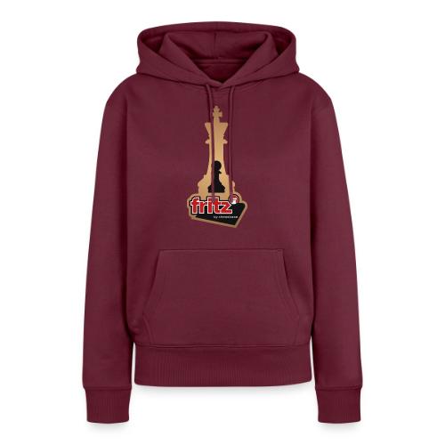 Fritz 19 Rey y Peón de ajedrez - Sudadera con capucha prémium ecológica para mujer