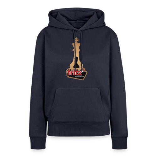 Fritz 19 Rey y Peón de ajedrez - Sudadera con capucha prémium ecológica para mujer