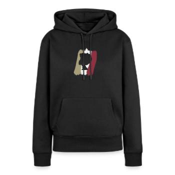 70s Groove Soul - Women’s Premium Organic Hoodie - black - Front - Julia (174cm)