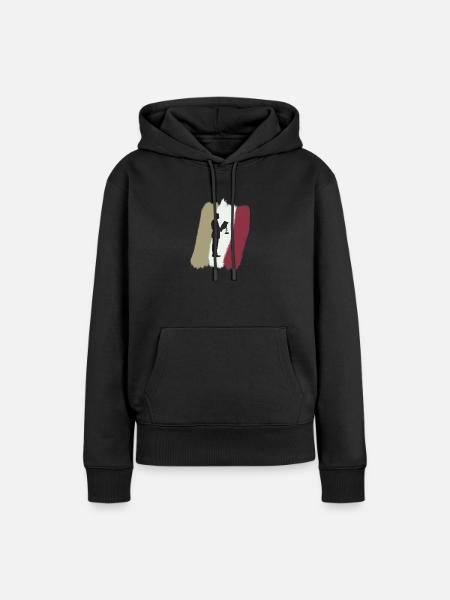 Gericht Versicherung - Frauen Premium Bio Hoodie - Schwarz