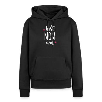 Beste Mutter aller Zeiten - Frauen Premium Bio Hoodie - Schwarz - Vorne - Julia (174cm)