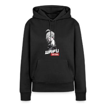 Waifu Material - Anime Manga Wife - Frauen Premium Bio Hoodie - Schwarz - Vorne - Julia (174cm)