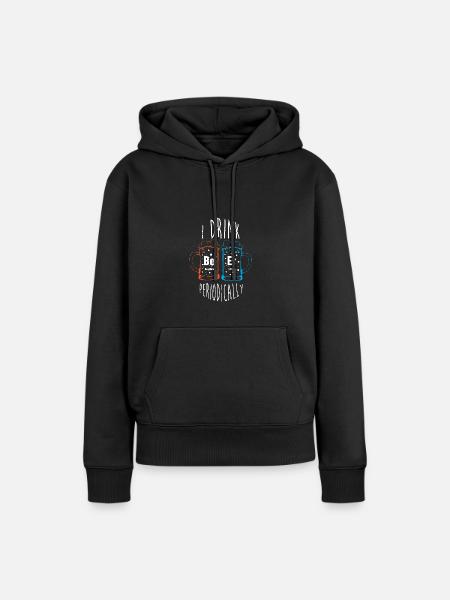 Periodensystem - Frauen Premium Bio Hoodie - Schwarz