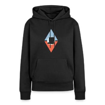 Computer Gamer Tech - Women’s Premium Organic Hoodie - black - Front - Julia (174cm)