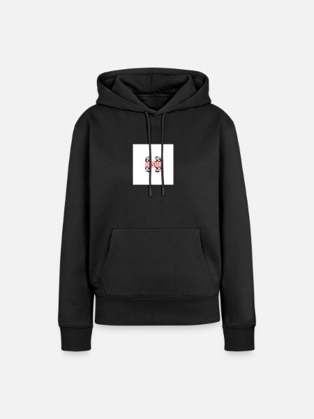 Hustle - Frauen Premium Bio Hoodie - Schwarz