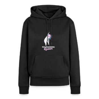 Poledance Einhorn Pole Tänzerin Stangentanz - Frauen Premium Bio Hoodie - Schwarz - Vorne - Julia (174cm)