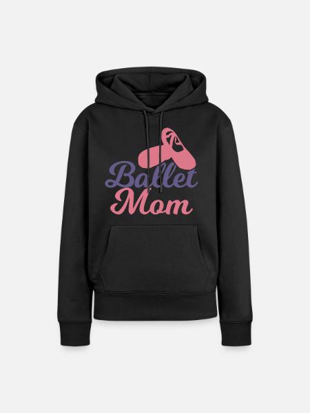 Ballett Mutter - Frauen Premium Bio Hoodie - Schwarz