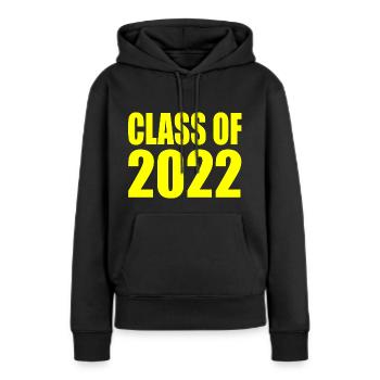 Class of 2022 - Women’s Premium Organic Hoodie - black - Front - Julia (174cm)