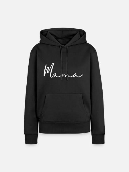 Mamma - Frauen Premium Bio Hoodie - Schwarz
