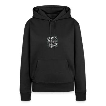 Tante-Nichte Liebe Für Immer Schmuck Unikat - Frauen Premium Bio Hoodie - Schwarz - Vorne - Julia (174cm)