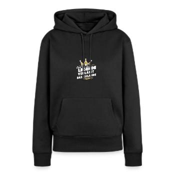 Legenden-Abschied Trainer Danke Coach Lustige - Frauen Premium Bio Hoodie - Schwarz - Vorne - Julia (174cm)