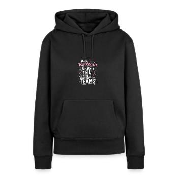 Beste Kollegin Abschied Rente Jobwechsel Dank Büro - Frauen Premium Bio Hoodie - Schwarz - Vorne - Julia (174cm)